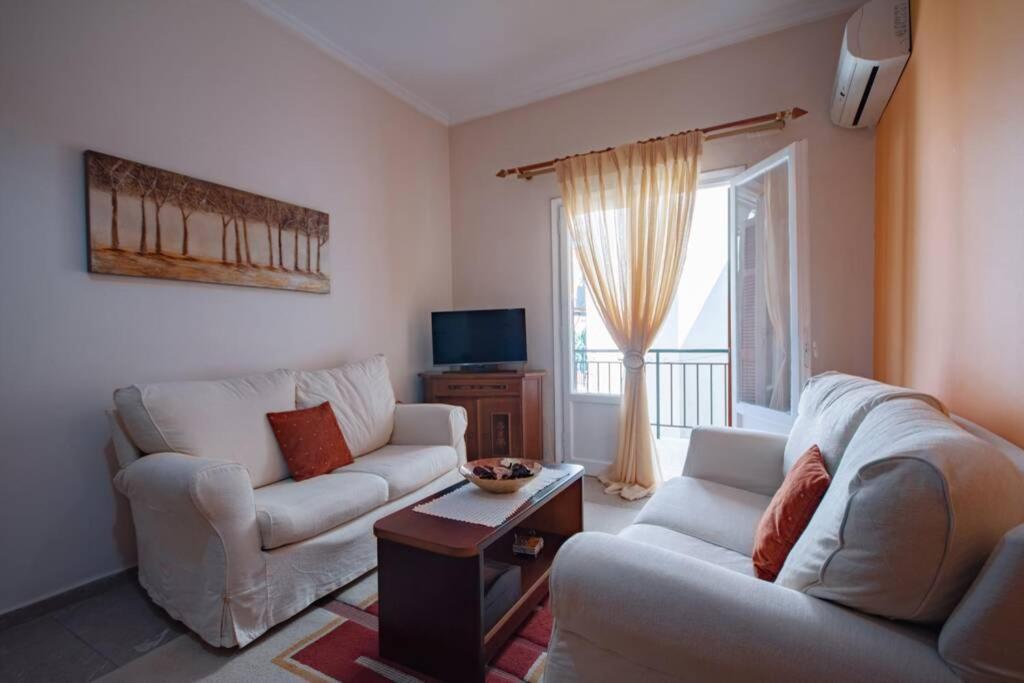 Anthia Sunny Apartment In Kanoni Extérieur photo
